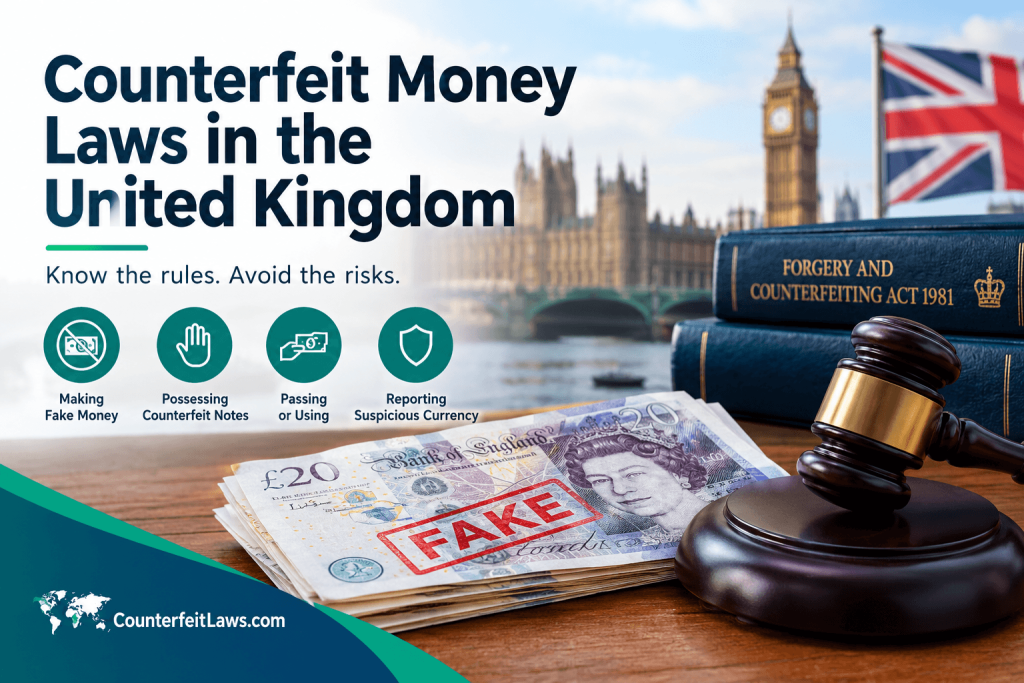 Counterfeit Money Laws in the United Kingdom